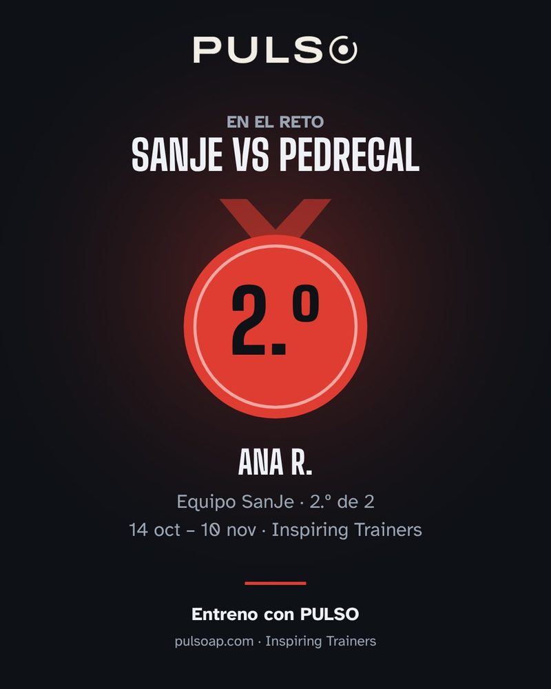 Insignia del reto para compartir: 2.º lugar